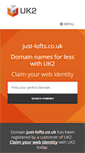 Mobile Screenshot of just-lofts.co.uk
