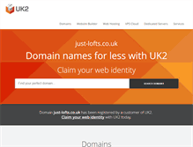 Tablet Screenshot of just-lofts.co.uk